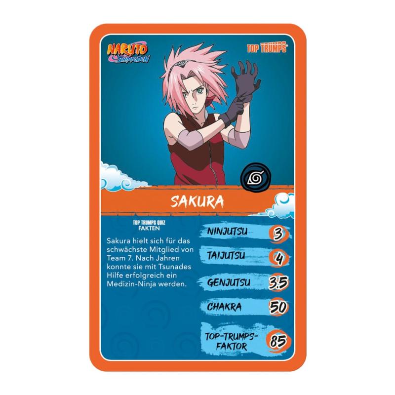 Naruto Shippuden Collectible Card Game Top Trumps Quiz Anime Collectible *German Version*