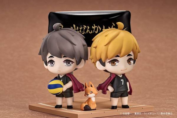 Haikyu!! Qset+ Mini Figures 2-Pack Atsumu Miya & Osamu Miya 8 cm 5