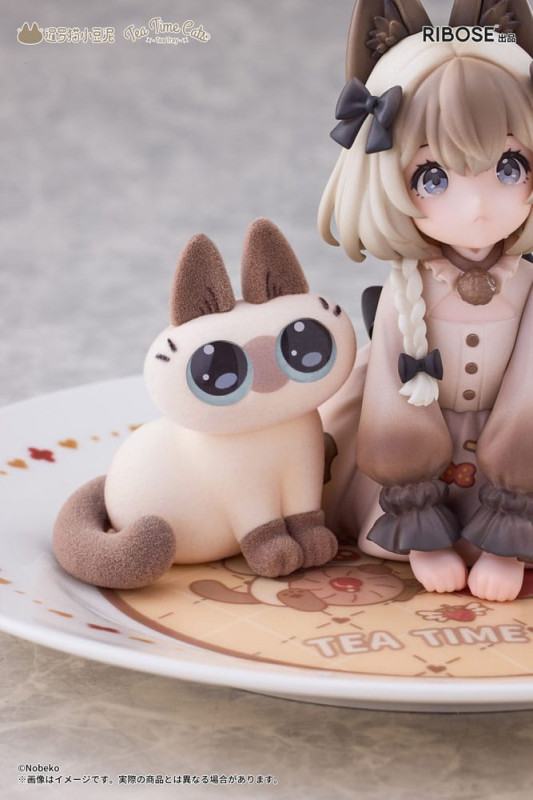 Decorated Life Collection PVC Statue Tea Time Cats x Siamese Cat Azuki-san Friendship Collaboration 9