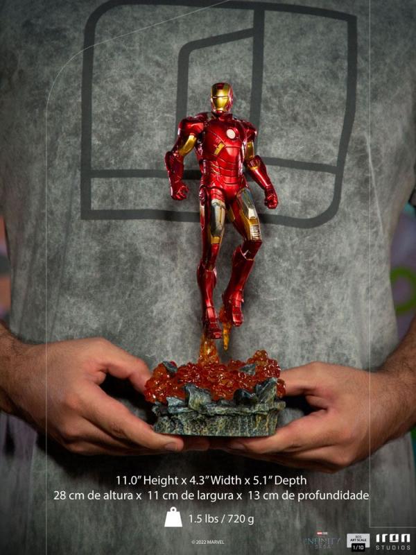The Infinity Saga: Iron Man Battle of NY 1/10 BDS Art Scale Statue - Iron Studios