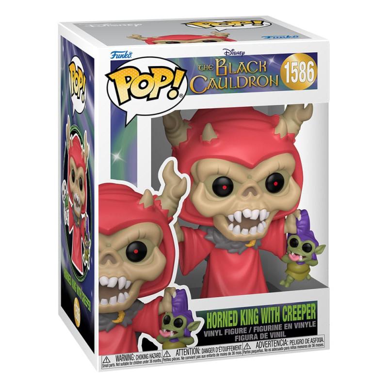 The Black Cauldron POP! Disney Vinyl Figure Horned King w/Creeper 9 cm 1