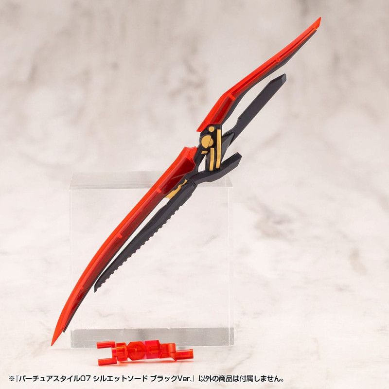 Kotobukiya M.S.G. Model Kit Accessory Set Virtuous Style 06 Silhouette Sword Black Ver. 1