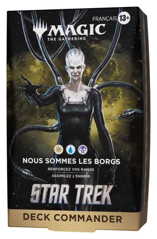 Magic the Gathering Star Trek Commander Decks Case (4) french 4