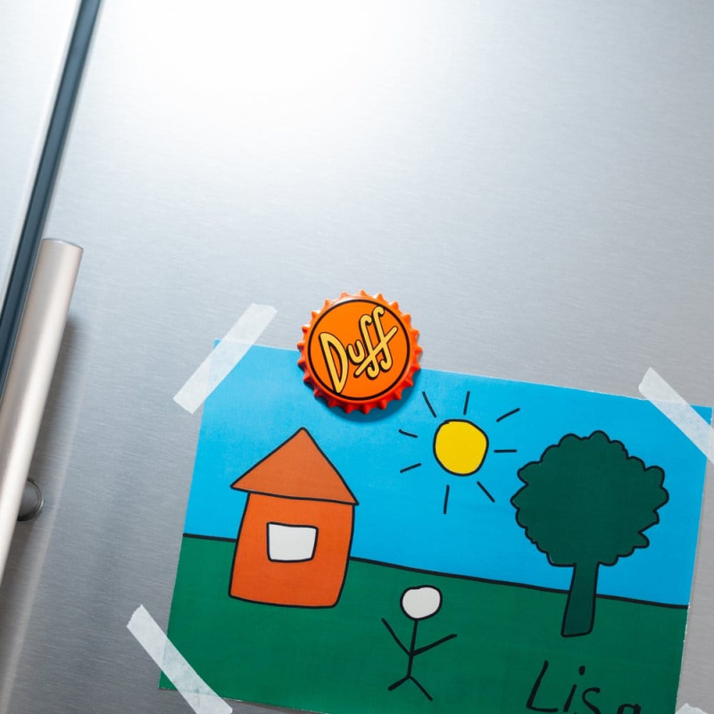 The Simpsons Magnet with Bottle Opener Duff Beer 7 cm 7