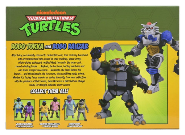 Teenage Mutant Ninja Turtles (1987 Cartoon) 2-Pack Action Figures Robo Tokka and Rahzar 18 cm 3