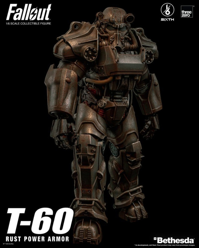 Fallout Action Figure 1/6 T-60 Rust Power Armor 2