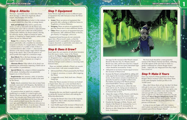 Power Rangers RPG book Finster's Monster-Matic Cookbook Sourcebook *Englische Version* 4