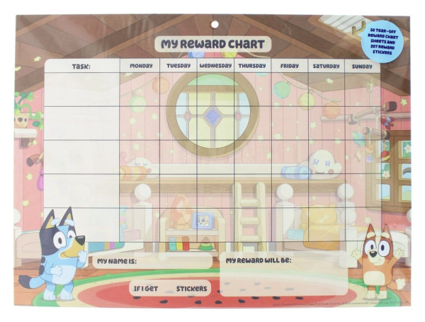 Bluey Reward Chart Set 1