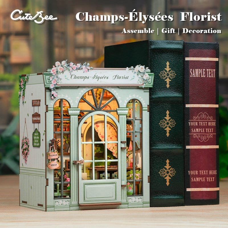 Miniature House Model Kit Champs-Élysées Florist 18 x 16 cm 1