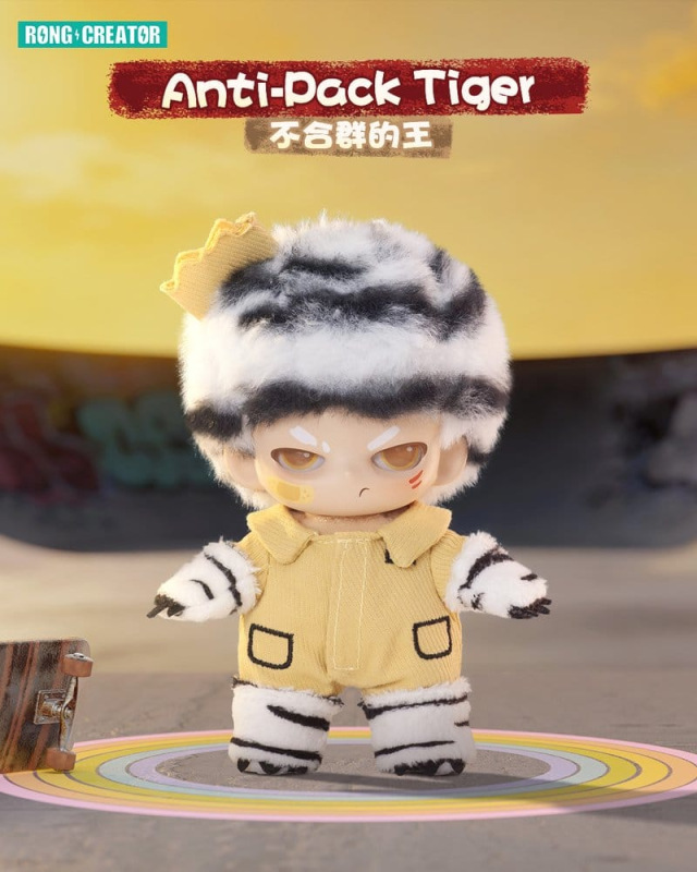 Neekyio Silent Beast Plush Keychain 15 cm Blind Box Display (6) 6