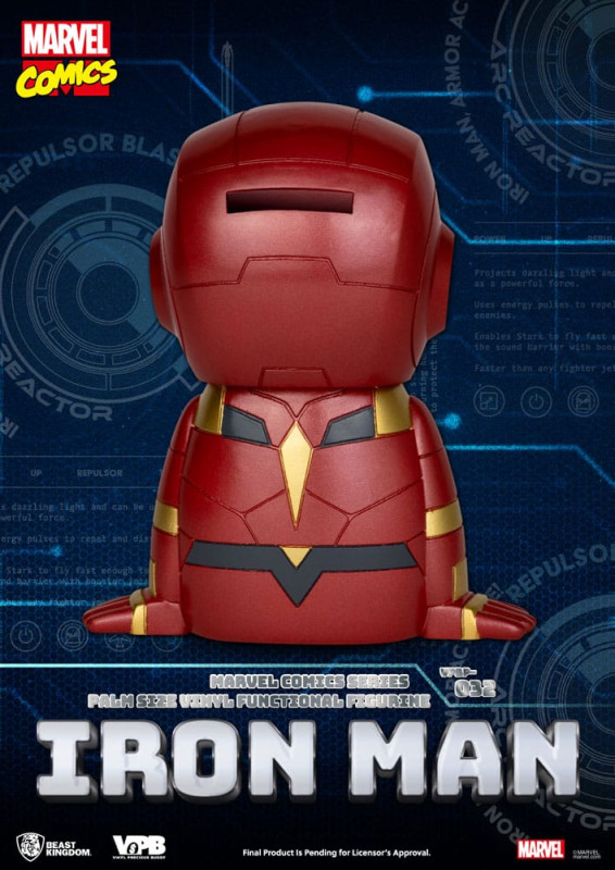 Classic Marvel Comics Piggy Vinyl Bank Iron-man 12 cm 2