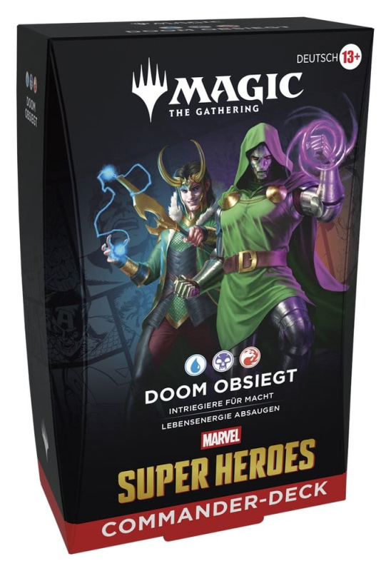Magic the Gathering Marvel Super Heroes Commander Decks Case (4) german 10
