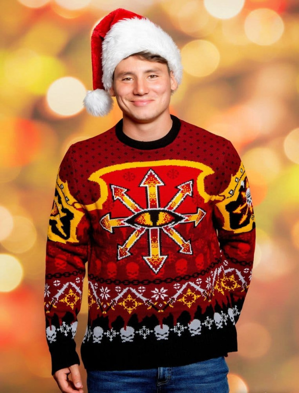 Warhammer 40,000 Christmas Sweater Chaos Size XL 2
