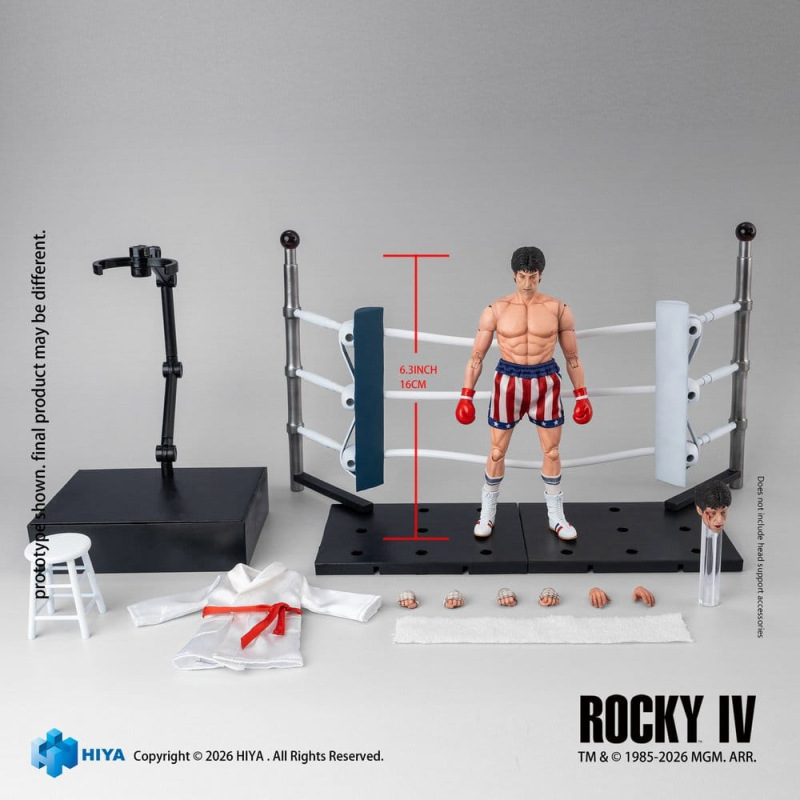 Rocky IV Exquisite Super Series Action Figure 1/12 Rocky Boxer Version 16 cm 4
