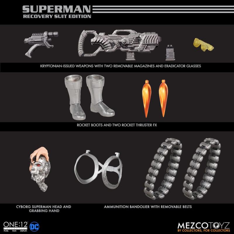 DC Comics: Superman (Recovery Suit Edition) 1/12 Action Figure - Mezco Toys
