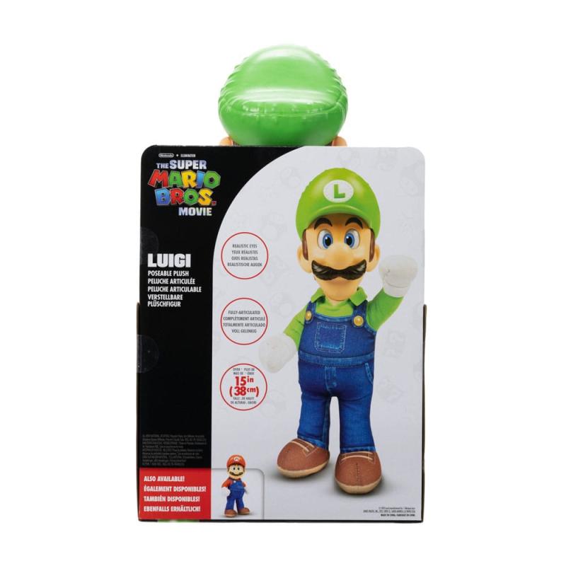 The Super Mario Bros. Movie Plush Figure Luigi 30 cm