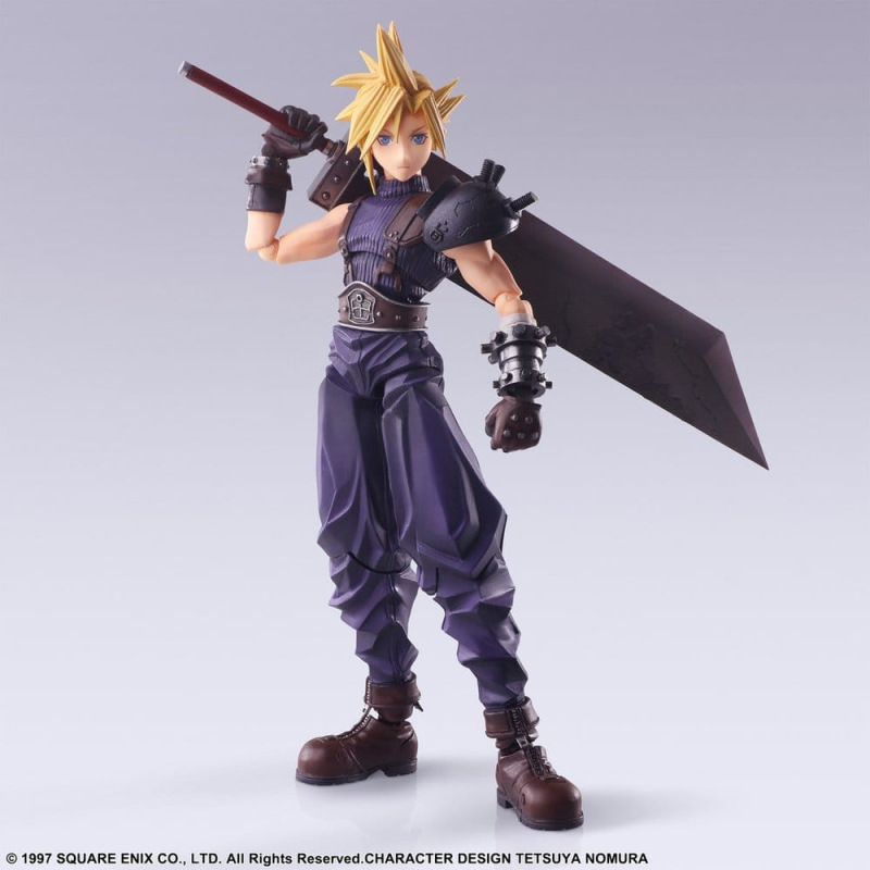 Final Fantasy VII Bring Arts Action Figure Cloud Strife Digital Plus Edition 15 cm 1
