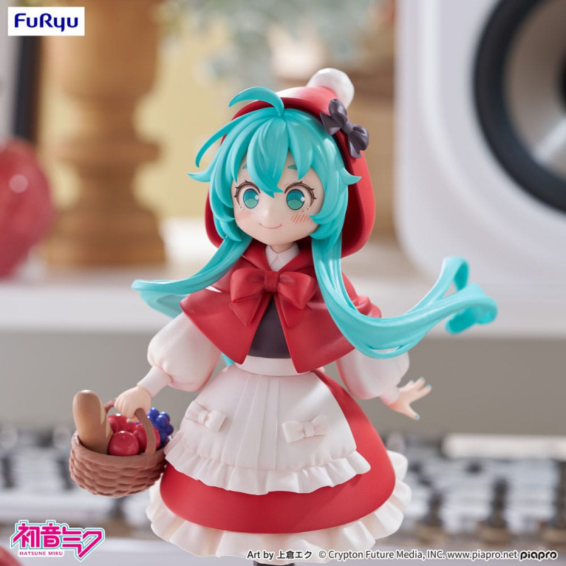 Hatsune Miku Desktop Fairy PVC Statue Hatsune Miku Little red riding hood Ver. 16 cm 9