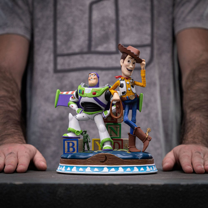 Toy Story Deluxe Art Scale Statue 1/10 Buzz & Woody 38 cm 11