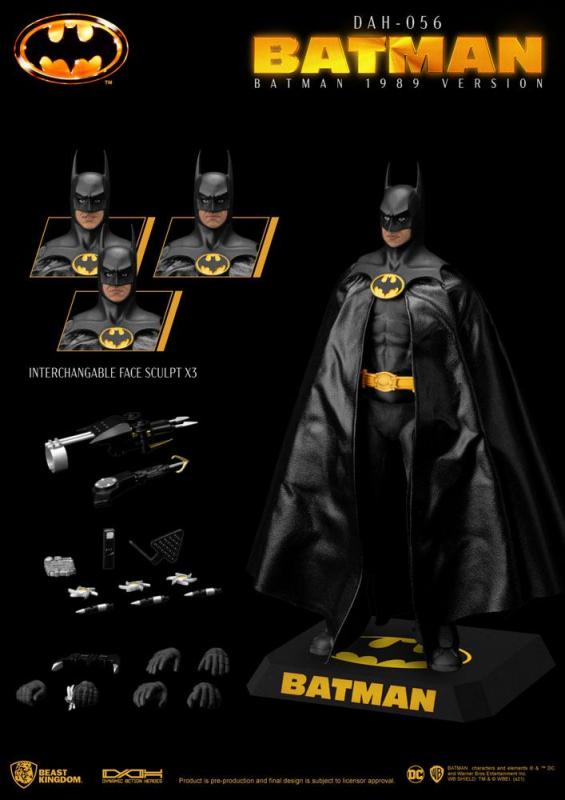 Batman 1989: Batman 1/9 Dynamic 8ction Heroes Action Figure - Beast Kingdom Toys