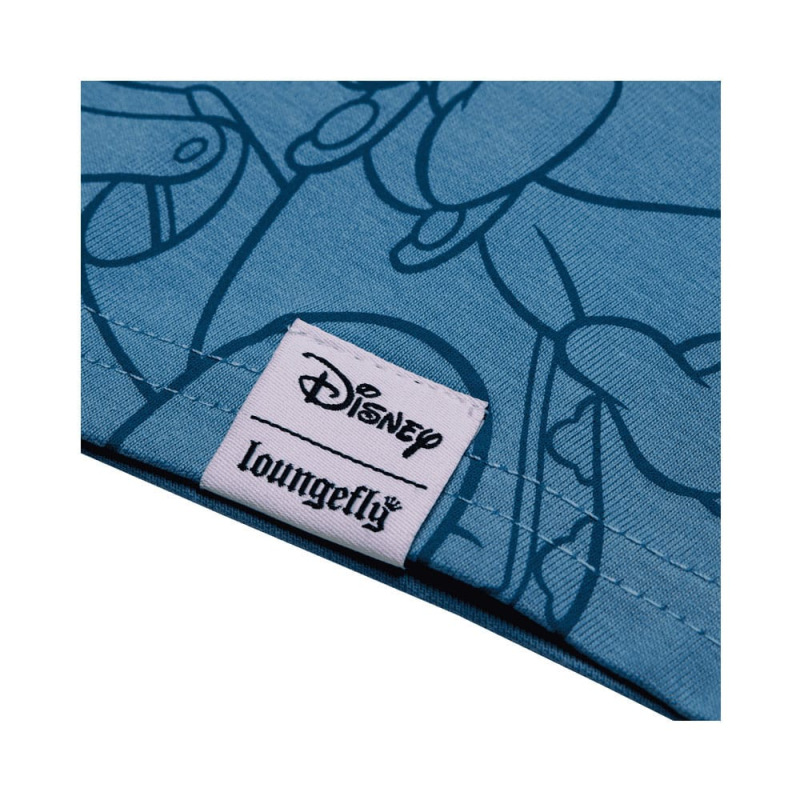 Pinocchio by Loungefly Tee T-Shirt Unisex Blue Fairy Shirred Raglan Size XL 1