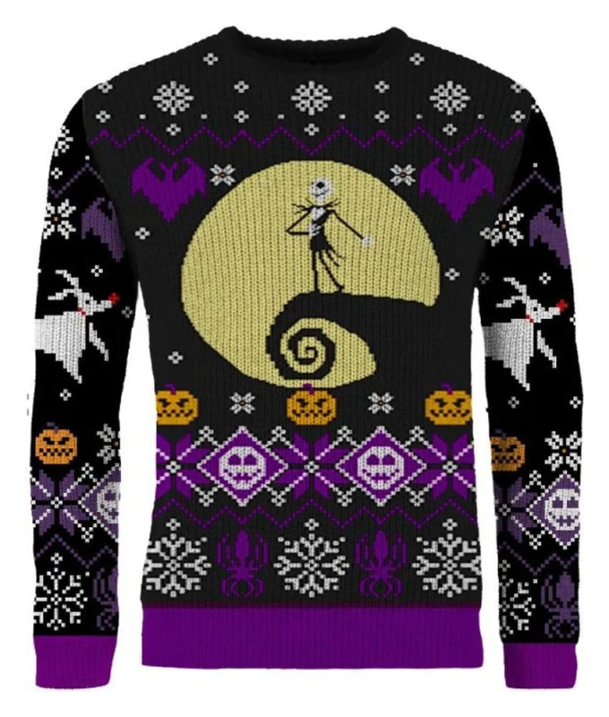 Nightmare Before Christmas Christmas Sweater 8-bit Size XXL 3