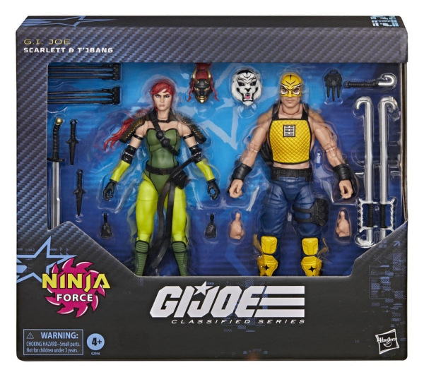 G.I. Joe Classified Series Action Figure 2-Pack #212 Ninja Force Scarlett & T'Jbang 15 cm 4