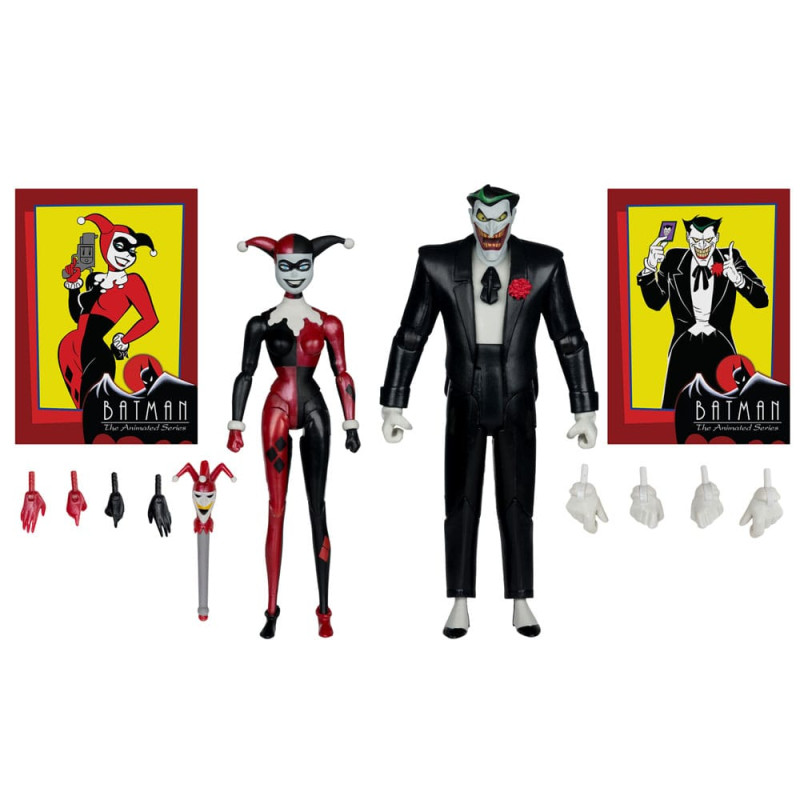 Batman: The Animated Series DC Direct Action Figures Harley Quinn & The Joker (Mad Love) (Gold Label 1