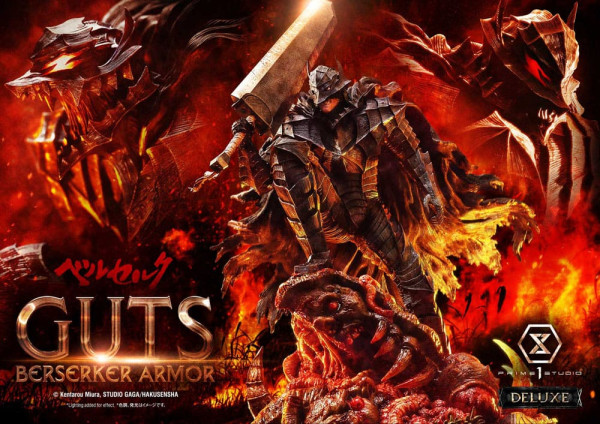 Berserk Ultimate Premium Masterline Series Statue 1/4 Guts, Berserker Armor Grunbeld vs. Guts Deluxe 1
