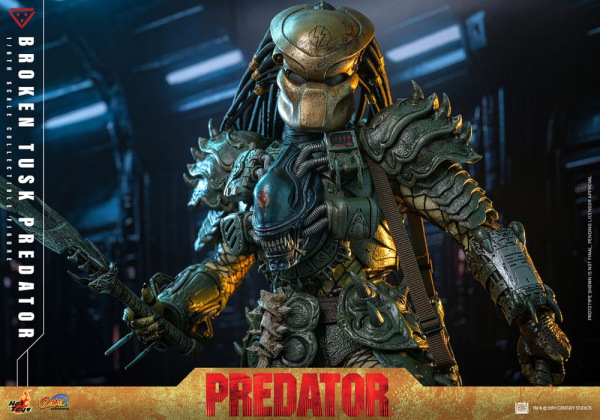 Alien vs. Predator Comic Masterpiece Action Figure 1/6 Broken Tusk Predator 35 cm 13