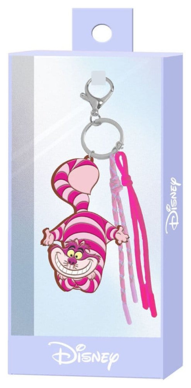 Alice in Wonderland Charm Keyring Cheshire Cat Smile