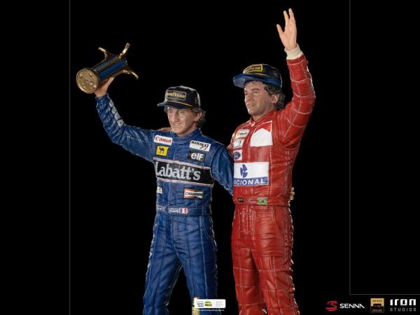 Alain Prost & Ayrton Senna (Last Podium 1993) 1/10 Deluxe Art Scale Statue - Iron Studios