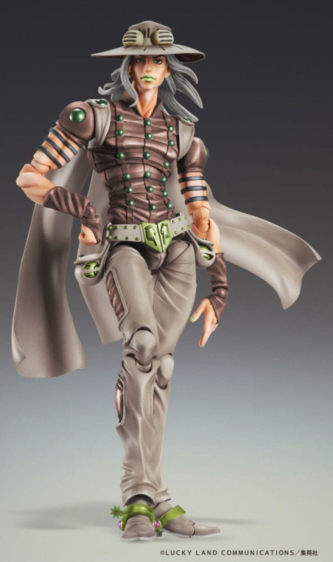 JoJo's Bizarre Adventure Part7 Steel Ball Run Super Action Action Figure Chozokado Gyro Zeppeli Thir 2