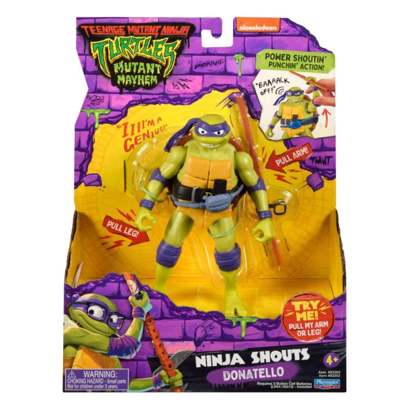 Teenage Mutant Ninja Turtles: Mutant Mayhem Ninja Shouts Action Figures 15 cm Assortment (8) 6