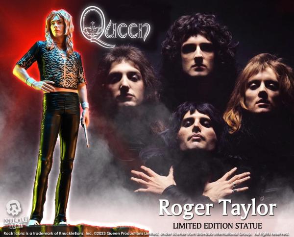Queen: Roger Taylor II (Sheer Heart Attack Era) 23 cm Rock Iconz Statue - Knucklebonz