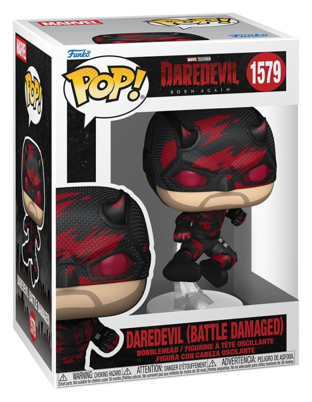 Daredevil: Born Again POP! Marvel Vinyl Figure Daredevil (Battle Damaged) 9 cm 1