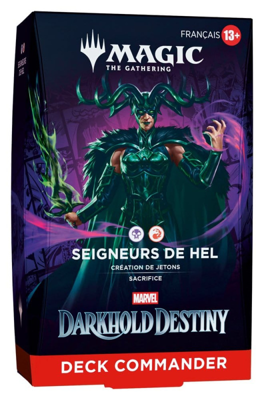 Magic the Gathering Marvel: Darkhold Destiny Commander Decks Case (4) french 4