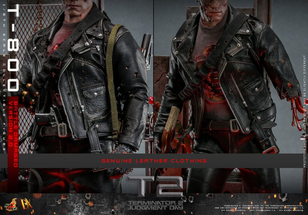 Terminator 2 Movie Masterpiece Action Figure 1/6 T-800 Battle Damaged Version 2.0 32 cm 1