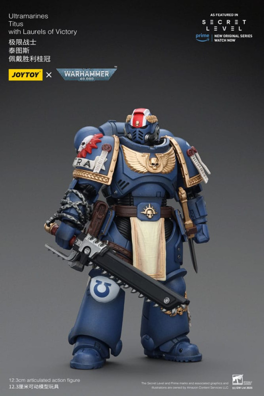 Warhammer 40,000 Action Figure Ultramarines Titus with Laurels of Victory 13 cm 5