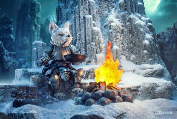 Mythic Legions Horror of Einsamall Actionfigur Bylur Frostfurr Imp-Scale 5