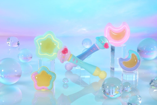 Magical Sisters Lulutto Lilly Proplica Replica Stattoneoneon & GlassHeart HopePact Set 25 cm 12