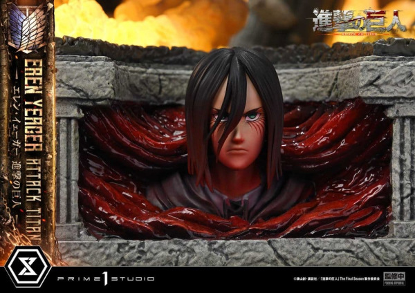 Attack on Titan (TV animation) Ultimate Diorama Masterline Statue Eren Yeager Attack Titan 81 cm 13