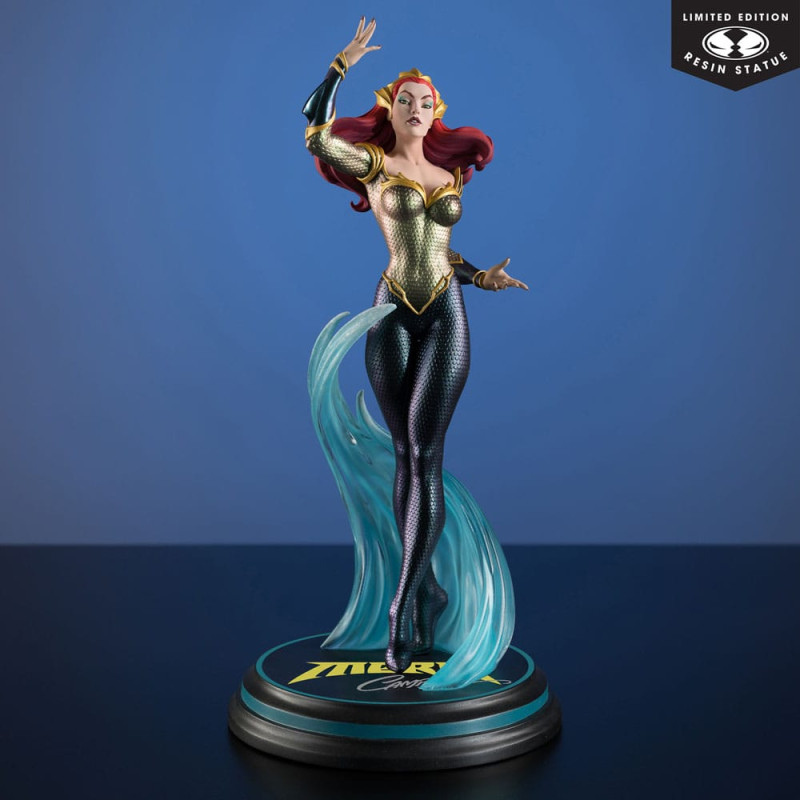 DC Direct Cover Girls Statue 1/8 Mera by J. Scott Campbell 26 cm 2