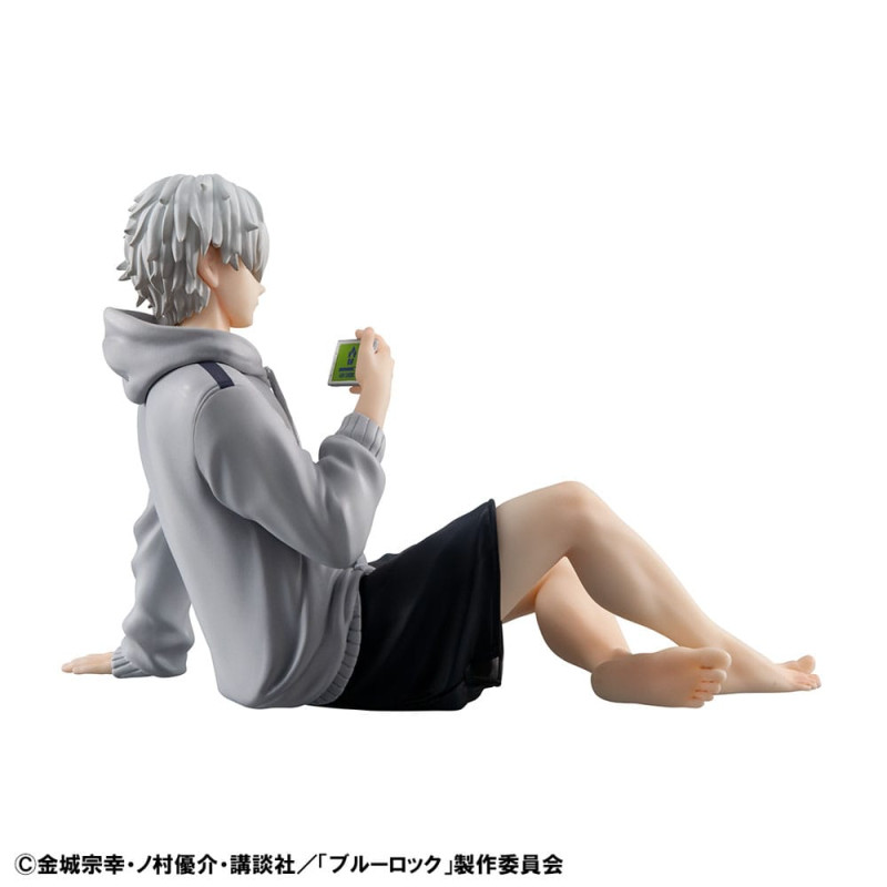 Blue Lock G.E.M. Series PVC Statue Seishiro Nagi Repaint Ver. Palm Size 9 cm 3
