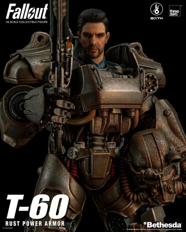 Fallout Action Figure 1/6 T-60 Rust Power Armor 5
