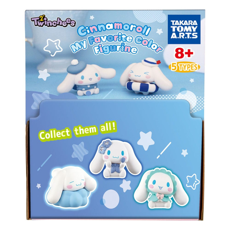 Sanrio Twinchees Mini Figures Cinamoroll My Favourite Colour 5 cm Display (24) 1