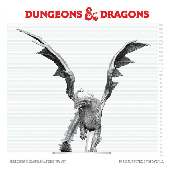 Dungeons & Dragons Nolzur's Marvelous Miniatures Unpainted Miniature Adult Spirit Dragon 24 cm 2