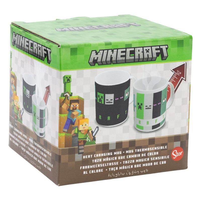 Minecraft Heat Change Mug Squared Pattern 325 ml