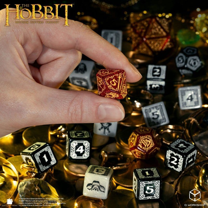 The Hobbit TCG Dice Set of 16 Ember Hearth 2