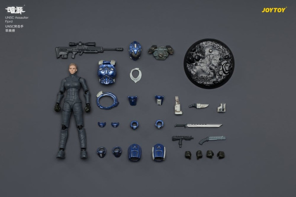 Dark Source UNSC Action Figure Assaulter Fjord 8 cm 8